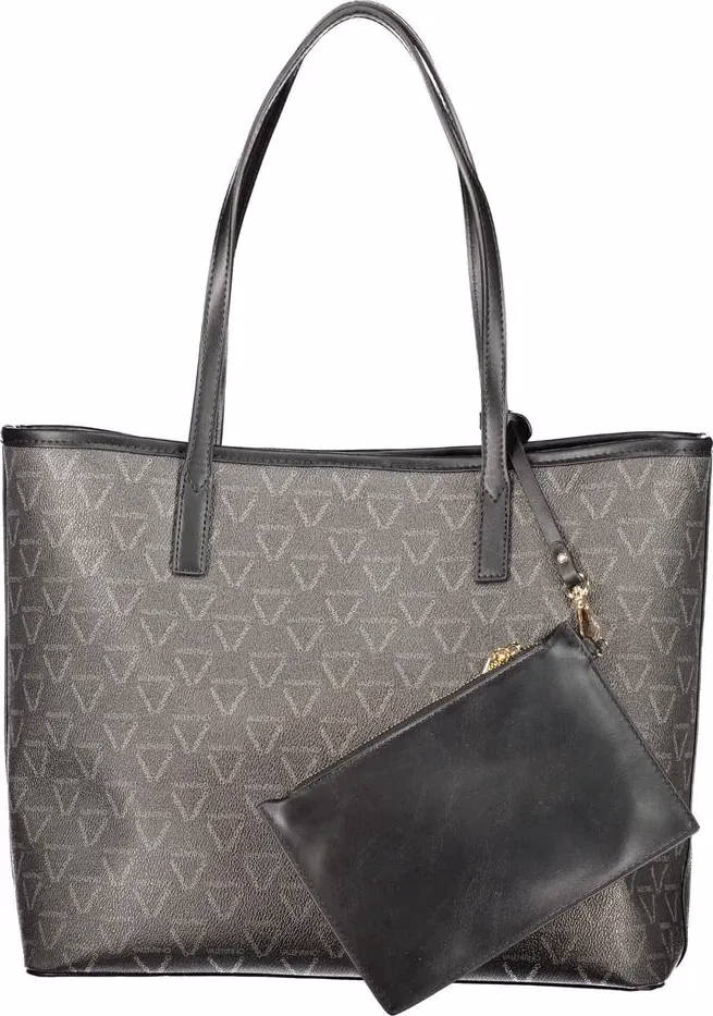 Mario Valentino Black Polyurethane Women's Bag