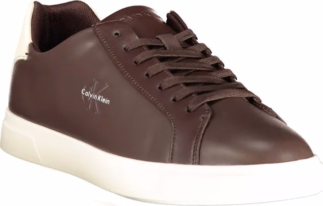 Calvin Klein Brown Polyurethane Men's Sneaker