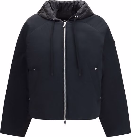 Moose Knuckles Black Nylon Bomber