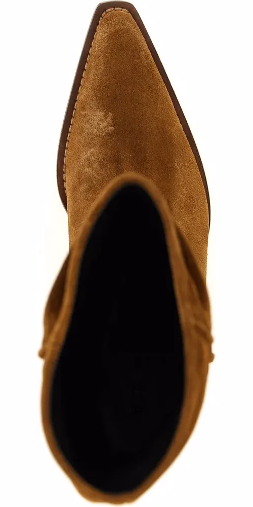 Khaite Brown Calfskin Chelsea Boots