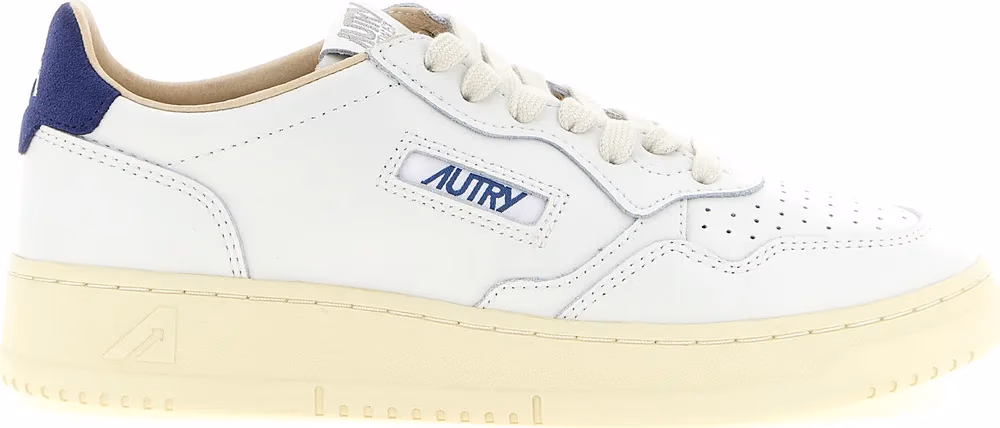 Autry Blue Cowhide Athletic Sneakers