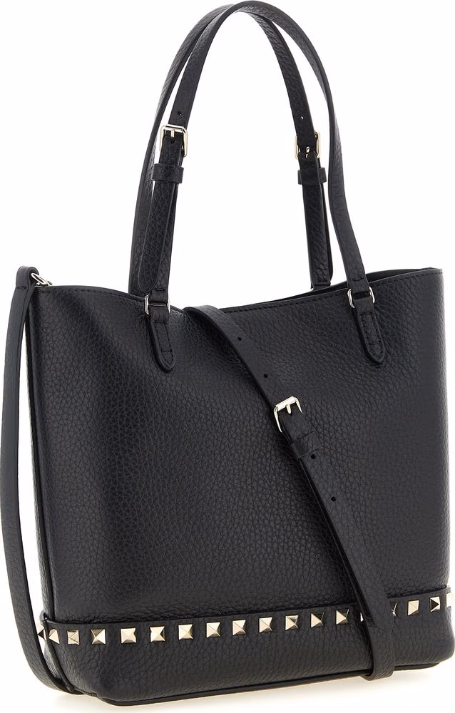 Valentino Garavani Black Calfskin Shoulder Bag