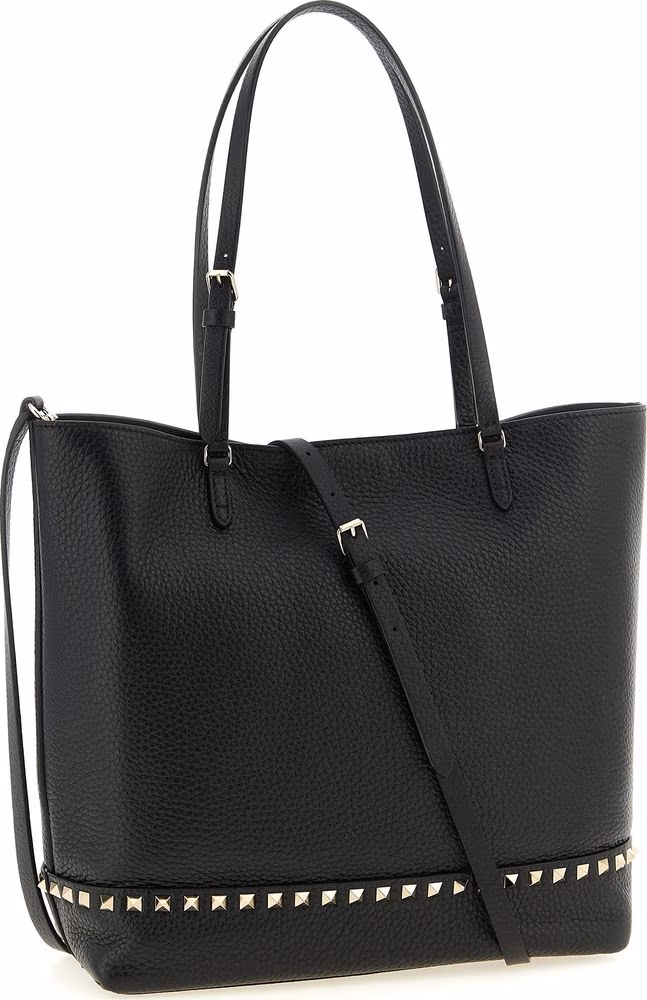Valentino Garavani Black Calfskin Shoulder Bag