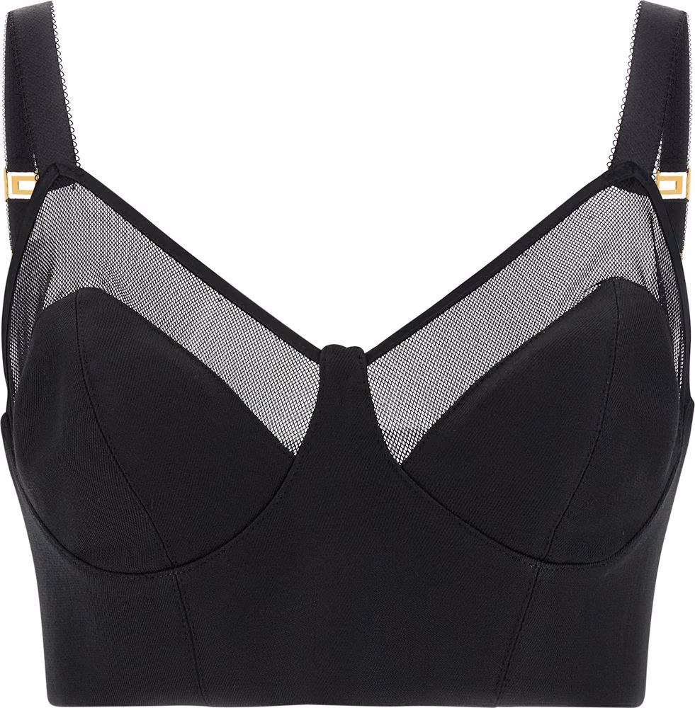 Elisabetta Franchi Black Virgin Wool Tank Tops