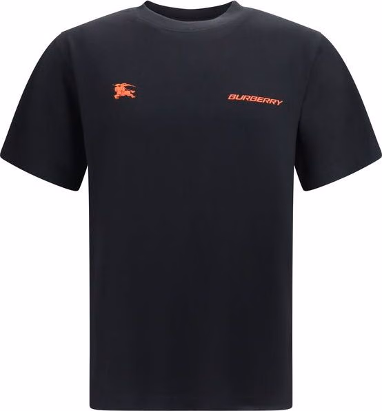 Burberry Black Cotton T-Shirt