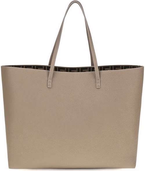 Fendi Beige Calf Leather Bos Taurus Shoulder Bag