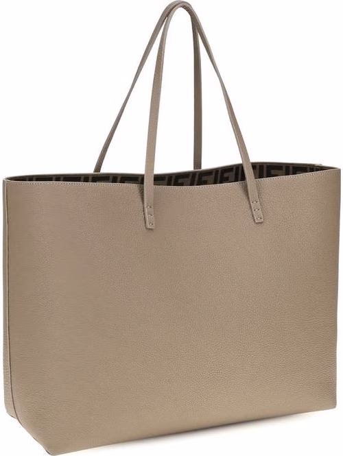 Fendi Beige Calf Leather Bos Taurus Shoulder Bag