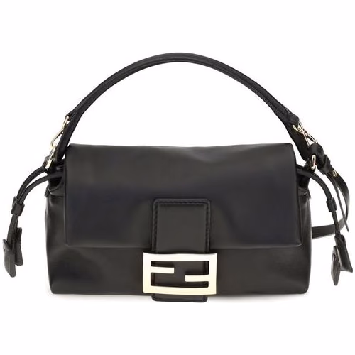 Fendi Black Lamb Ovis Aries Aries Handbag