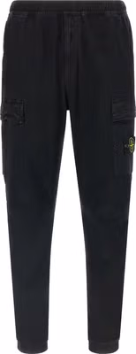 Black Cotton Cargo Pants