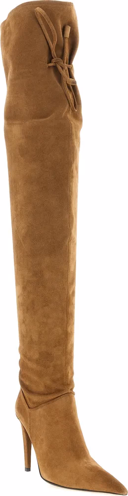 Giuseppe Zanotti Brown Calfskin Over The Knee