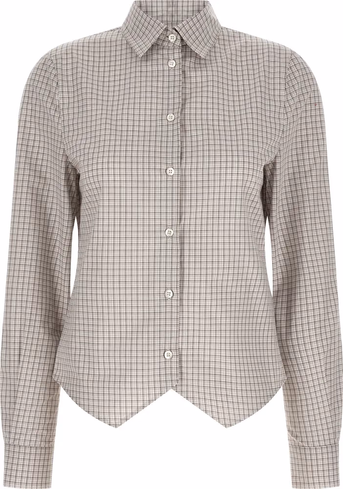 Maison Margiela Beige Cotton Blouse