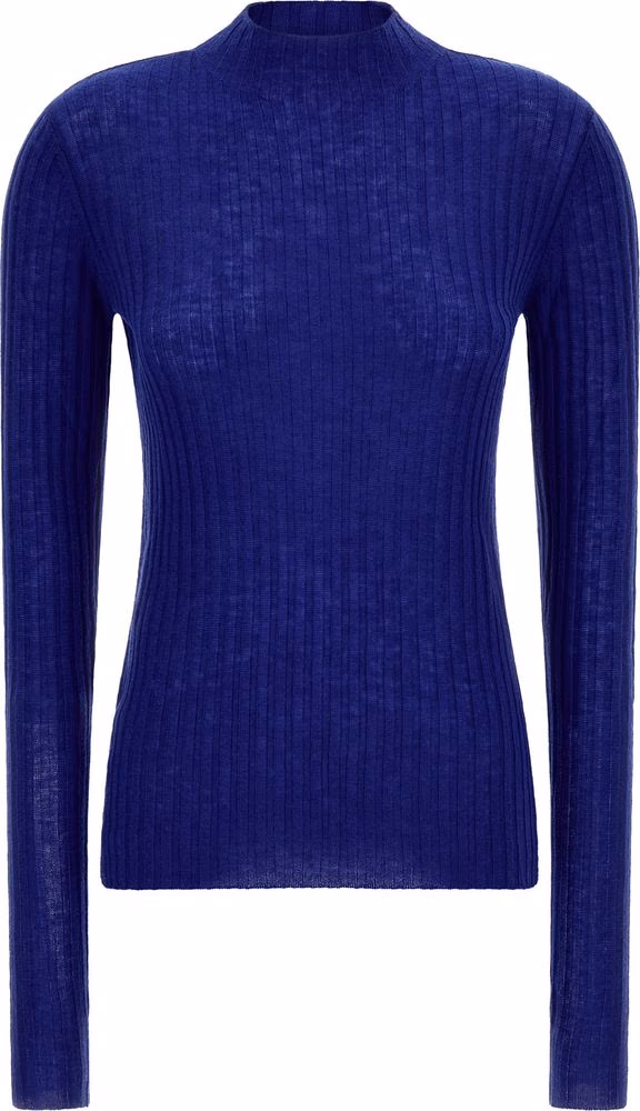 PINKO Blue Wool Cardigan