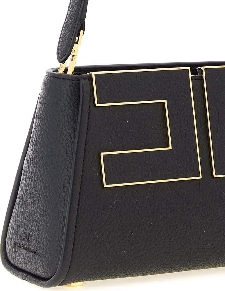 Elisabetta Franchi Black Polyester Handbag