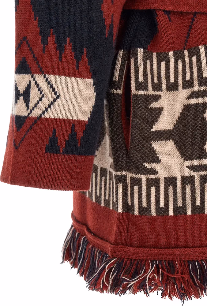 Alanui Multicolor Cashmere Cardigan