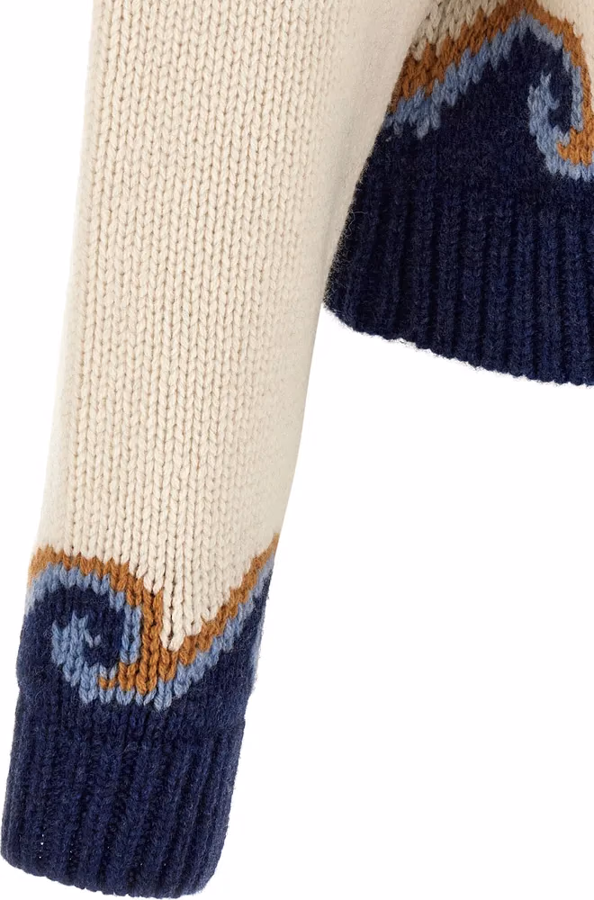 Alanui Multicolor Virgin Wool Cardigan