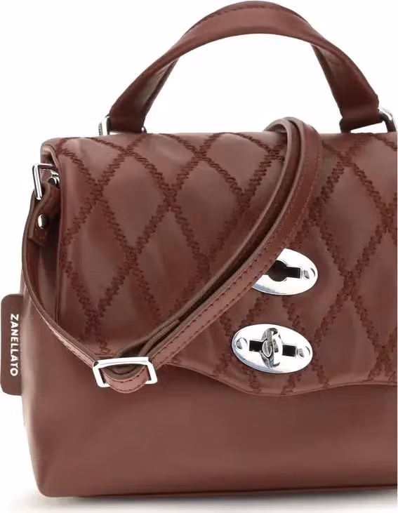 Zanellato Multicolor Calf Leather Bos Taurus Handbag