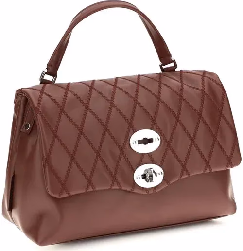 Zanellato Multicolor Calf Leather Bos Taurus Handbag