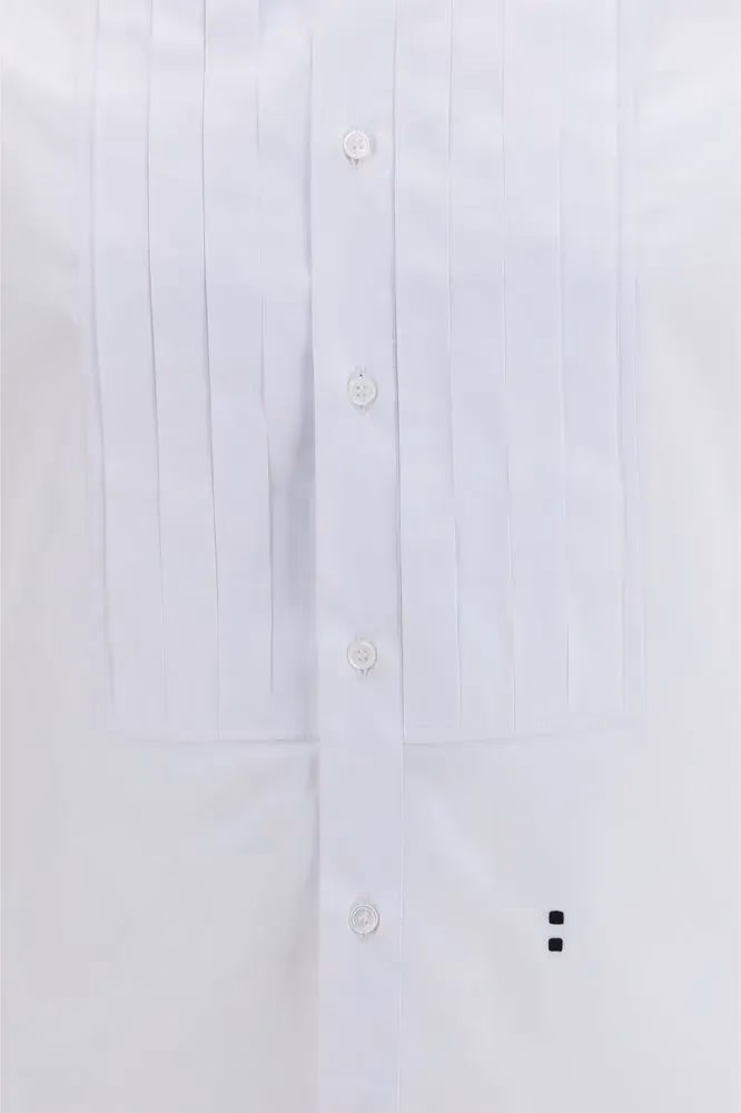 Fendi White Cotton Dress Shirt
