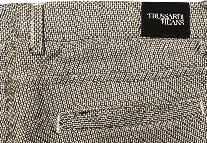 Trussardi Jeans Brown Flax Men Trousers