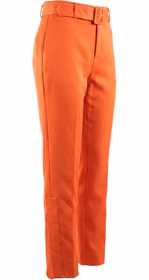 Trussardi Orange Viscose Women Pants
