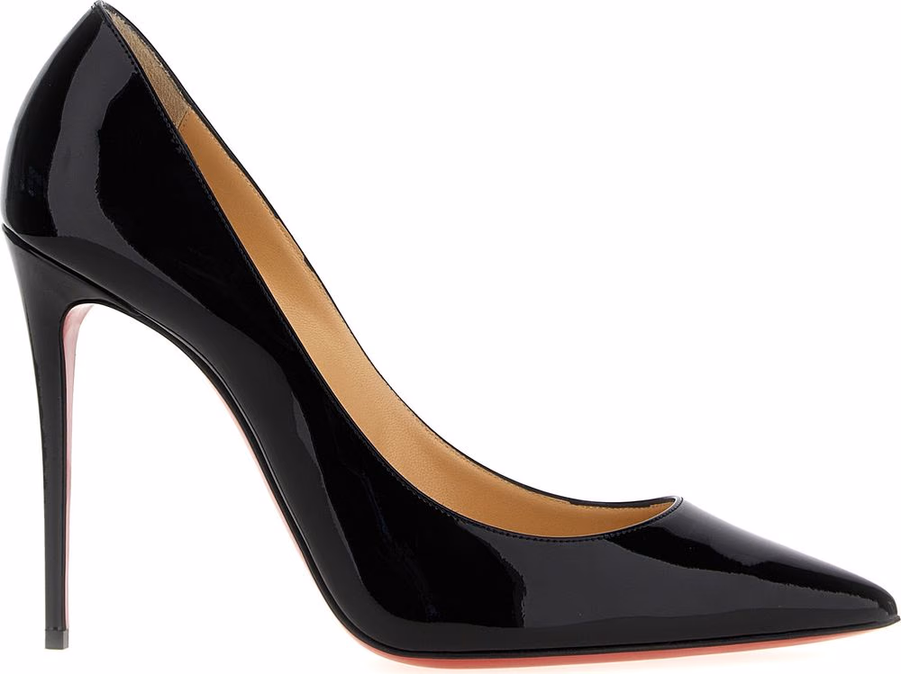 Christian Louboutin Black Calfskin High Heel Pumps