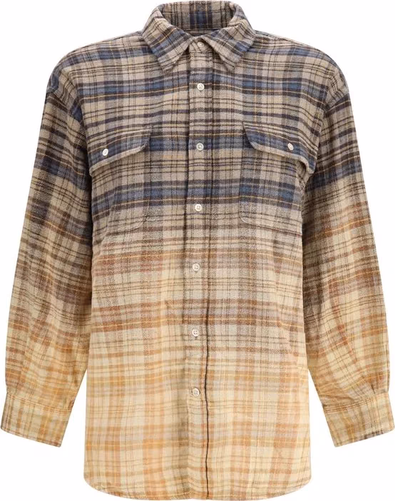 R13 Multicolor Cotton Pattern Shirt