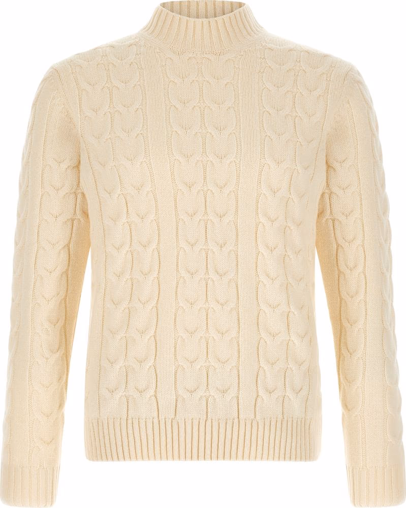 ZANONE White Virgin Wool Cardigan