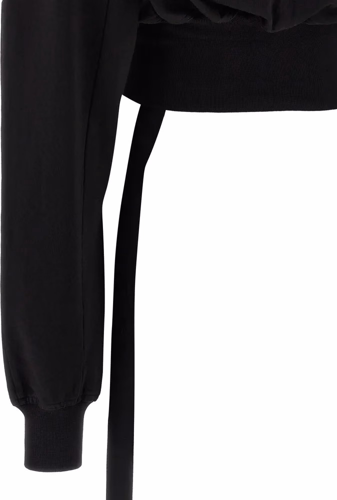 DRKSHDW Black Cotton Sweatshirt