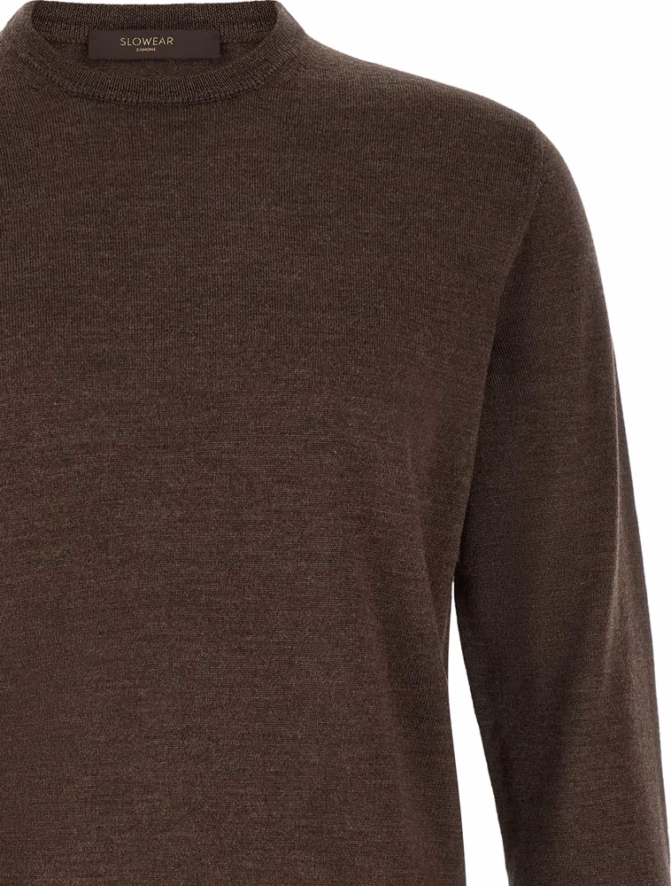 ZANONE Brown Virgin Wool Cardigan