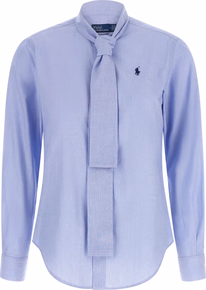 Polo Ralph Lauren Blue Cotton Blouse