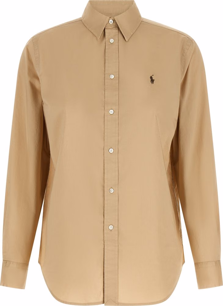 Polo Ralph Lauren Beige Cotton Blouse