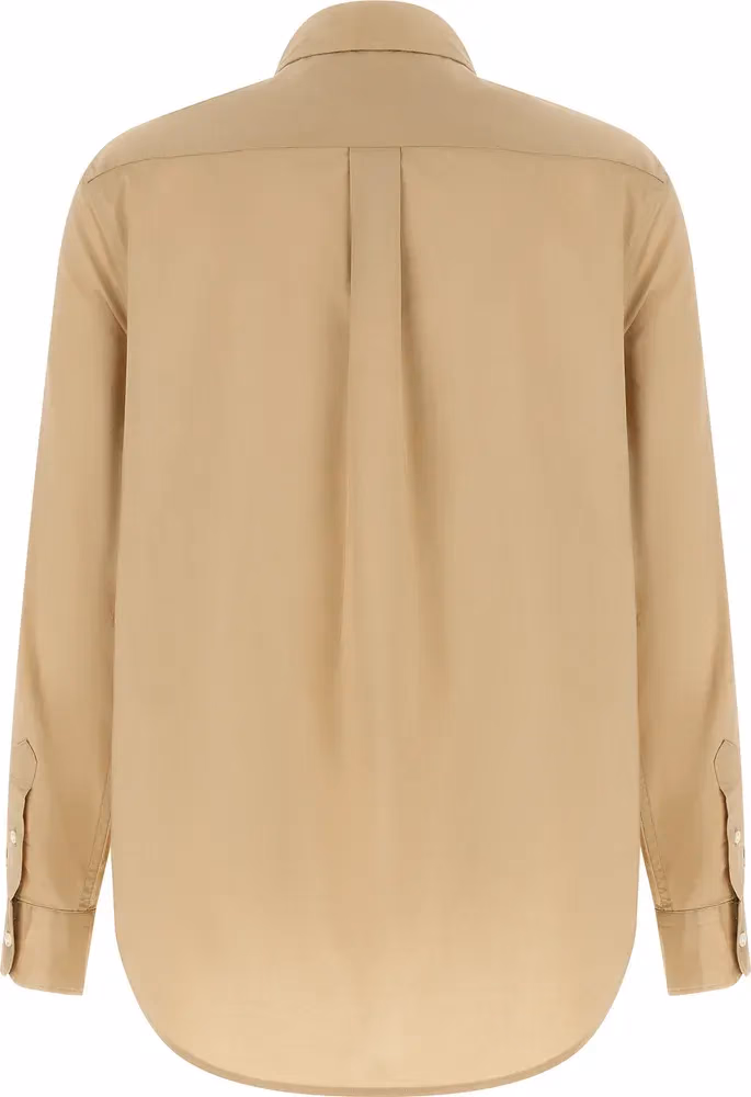Polo Ralph Lauren Beige Cotton Blouse