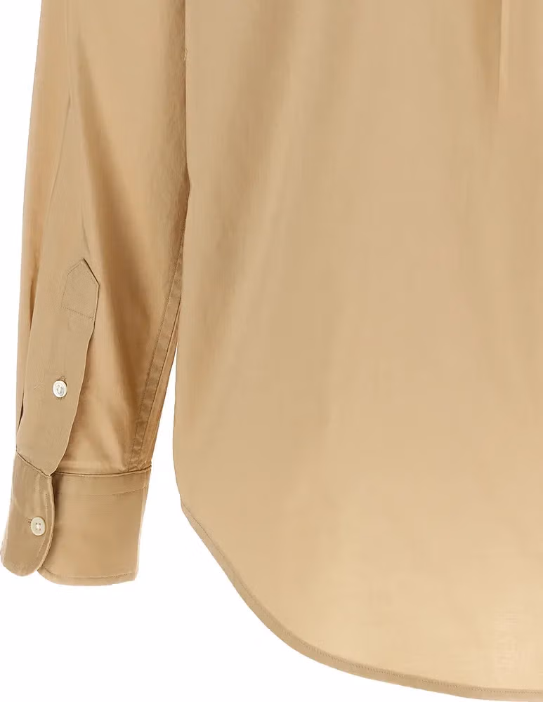 Polo Ralph Lauren Beige Cotton Blouse