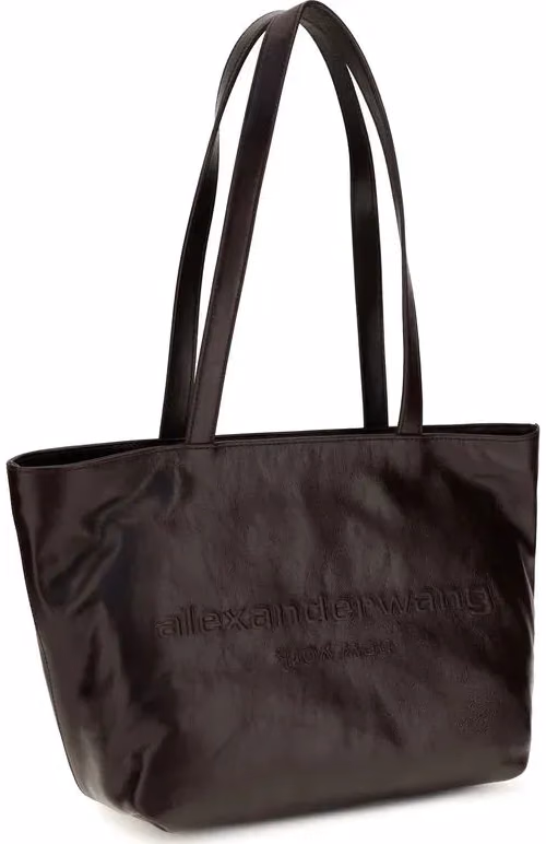 Alexander Wang Brown Calf Leather Bos Taurus Shoulder Bag