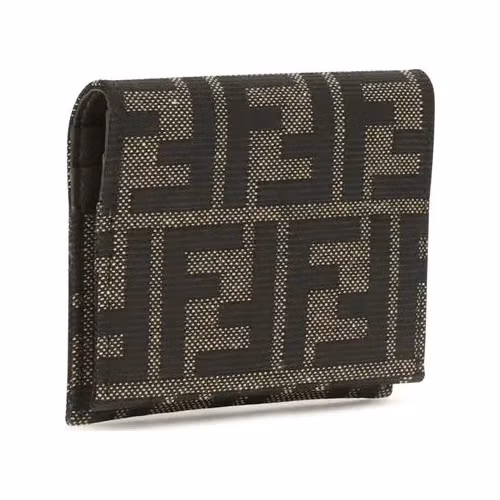 Fendi Brown Polyester Wallet