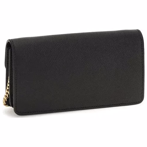 Valentino Garavani Black Calf Leather Bos Taurus Wallet