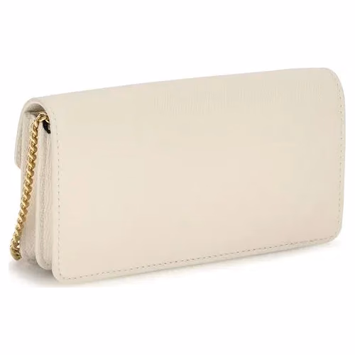 Valentino Garavani White Calf Leather Bos Taurus Wallet