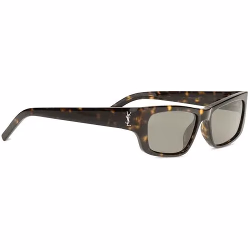 Saint Laurent Brown Acetate Sunglasses