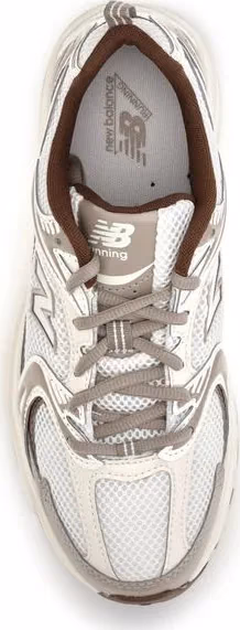 New Balance Silver Fabric Athletic Sneakers