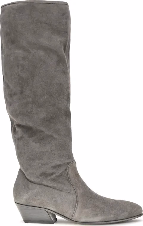 Pedro García Gray Suede Leather Ankle Boots