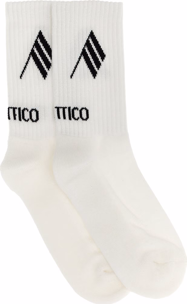 The Attico Bicolor Cotton Socks