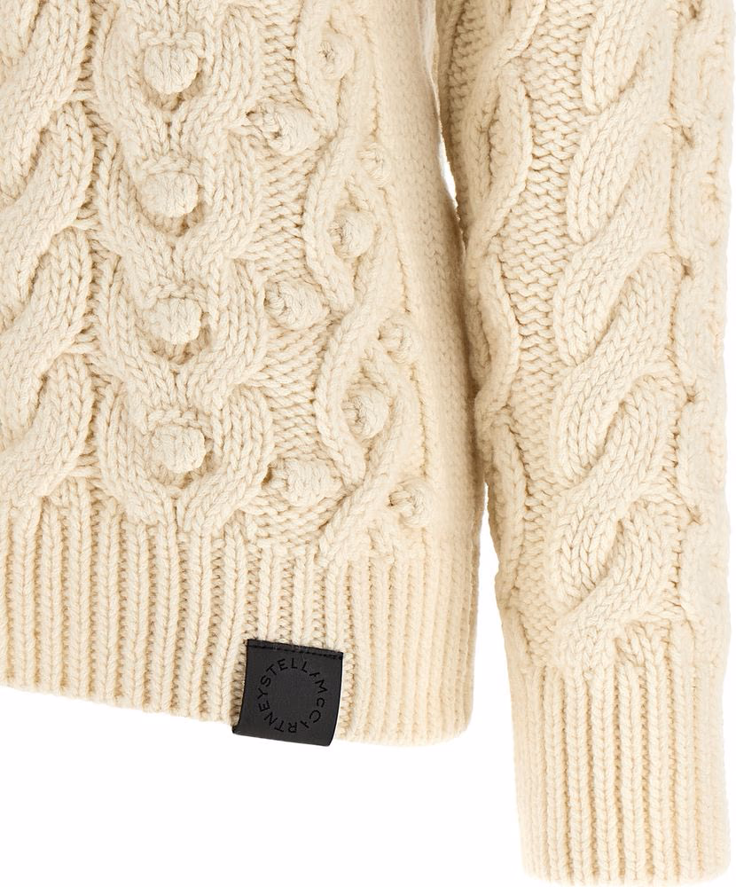 Stella McCartney White Virgin Wool Cardigan