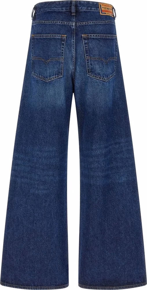 Diesel Blue Cotton Jeans Denim