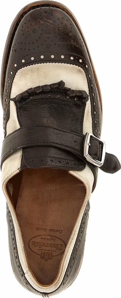 Church's Brown Calfskin Oxfords And Derbies