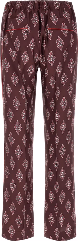 F.R.S. - FOR RESTLESS SLEEPERS Multicolor Silk Casual Pants