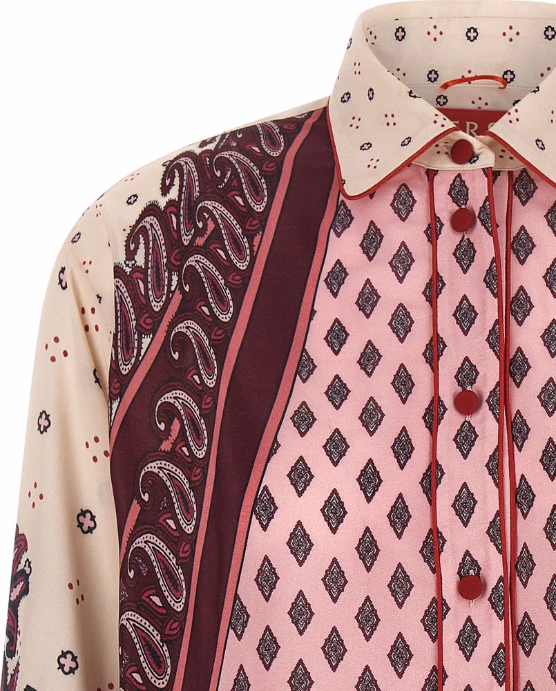 F.R.S. - FOR RESTLESS SLEEPERS Multicolor Viscose Blouse