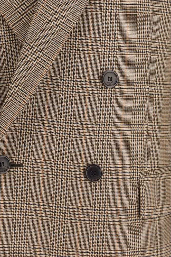 Saint Laurent Beige Wool Oves Aries Blazer