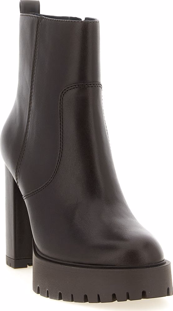 PINKO Brown Cowhide Ankle Boots