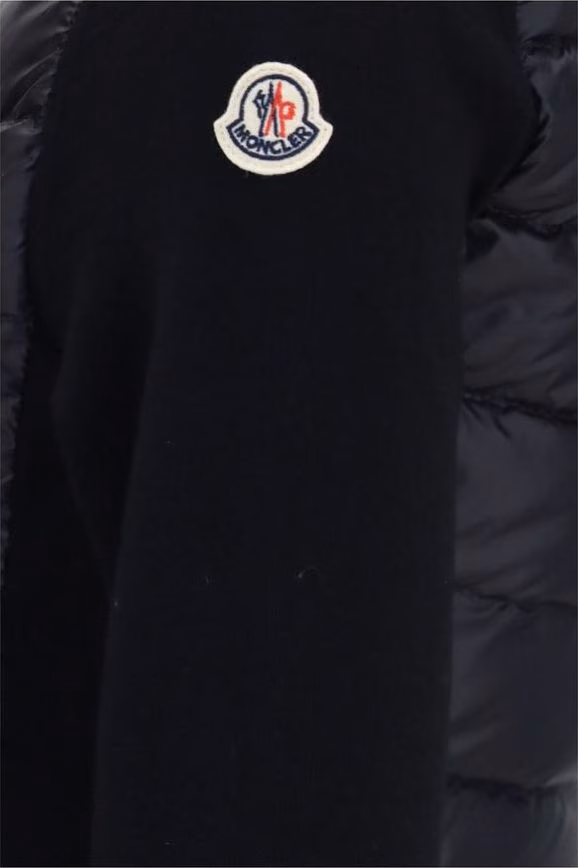 Moncler Black Polyamide Cardigan