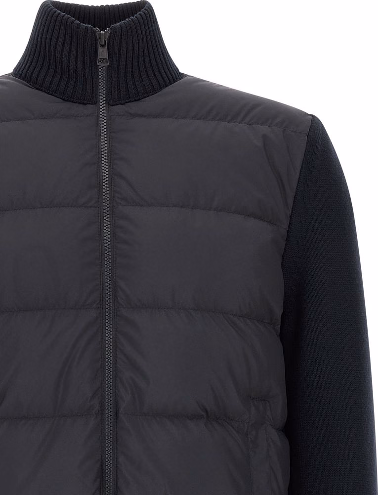 Moncler Blue Polyester Cardigan